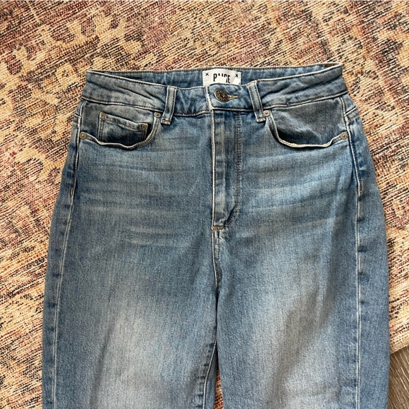 Paige High Rise Sarah Straight Jean - Picture 5 of 15